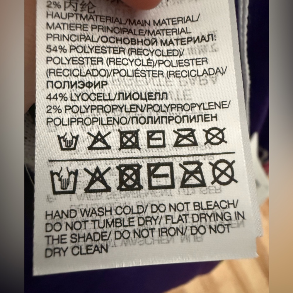 NWT Y-3 Yohji Yamamoto Knit Logo Shorts in Purple - Picture 10 of 14